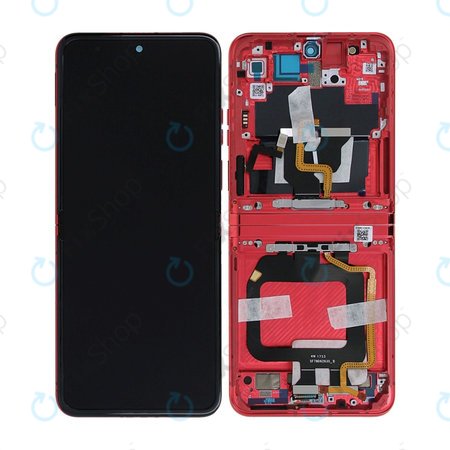 Motorola Razr 40 Ultra - Écran LCD + Ecran Tactile + Cadre (Viva Magenta) - 5D68C22598 Genuine Service Pack