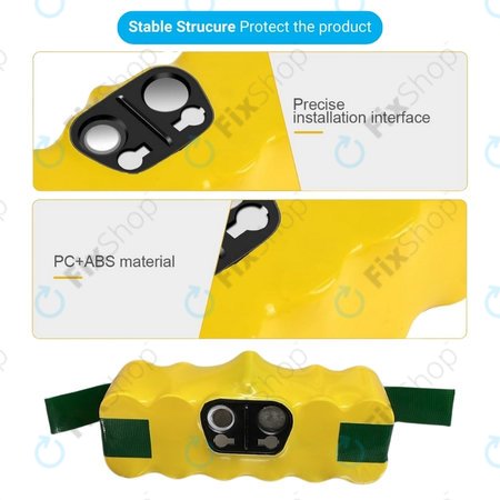 iRobot Roomba 500, 600, 700, 800, 900-series, R3, Scooba 450, Vileda 137173 - Batterie 11702, GD-Roomba-500, VAC-500NMH-33 Ni-MH 14.4V 3300mAh