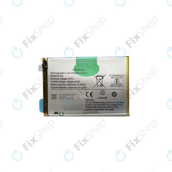 Vivo Y22s V2206 - Batterie B-W3 5000mAh