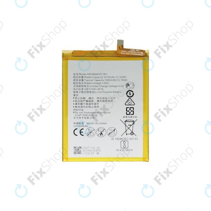 Huawei Honor 6X (BLN-L21) - Batterie HB386483ECW 3340mAh