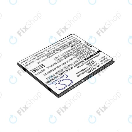 Batterie pour ZTE Blade A3, A5, Optus X Power 2, 2400mAh, Li-Ion, 3.8V, Li3826T43P4h695950, HQ