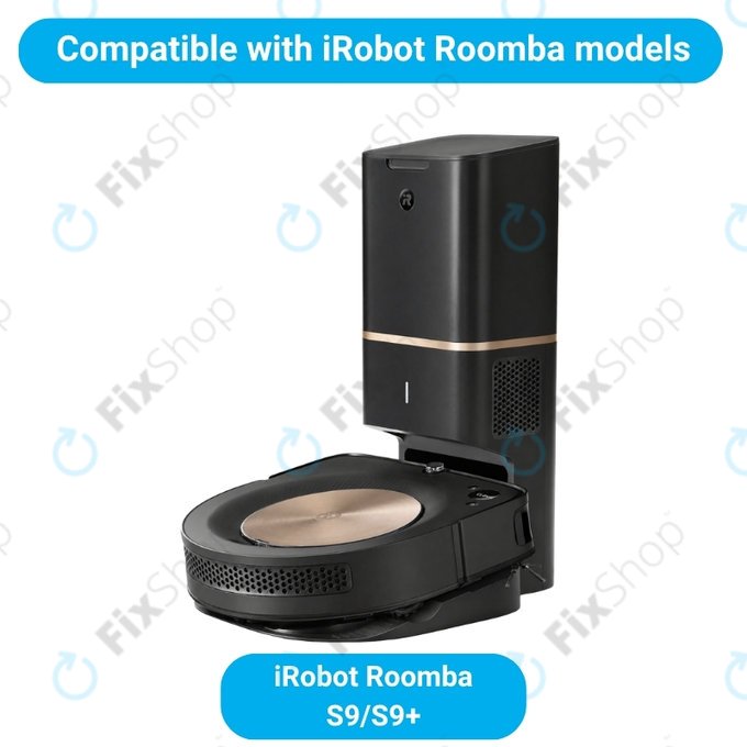 Kit de pièces de rechange pour iRobot Roomba S9, S9+ (1 paire de brosses principales, 2x Filtre, 2x Brosse latérale)