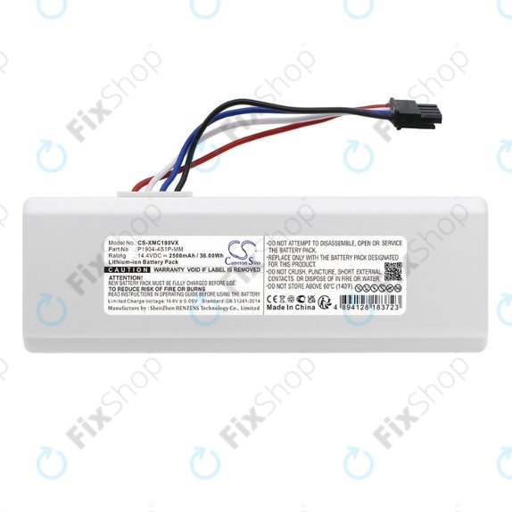 Xiaomi Dreame MC1808, Roborock 1C - Batterie P1904-4S1P-MM Li-Ion 14.4V 2500mAh HQ