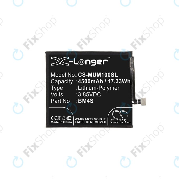 Xiaomi Redmi 10X - Batterie BM4S 4500mAh HQ