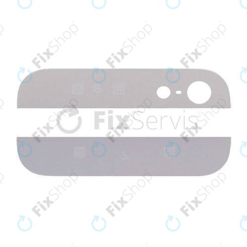 Apple iPhone 5 - Bandes de verre arrière (Blanc)