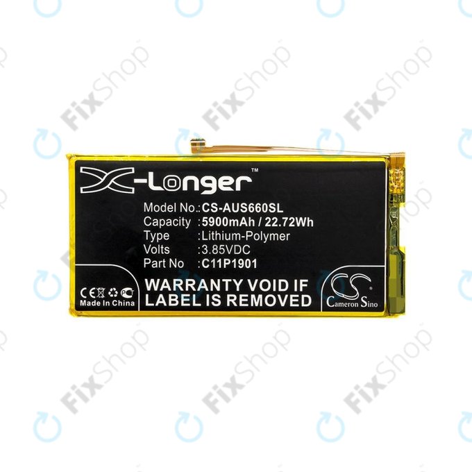 Asus ROG Phone 2 ZS660KL - Batterie C11P1901 5900mAh HQ
