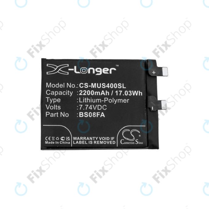 Xiaomi Black Shark 4, 4S - Batterie BS08FA 2200mAh HQ