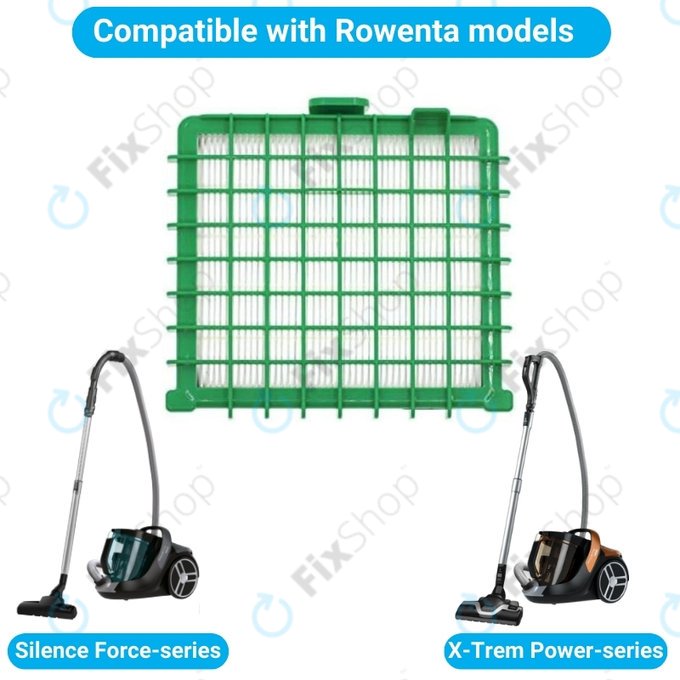 Filtre HEPA, 2 pièces pour Rowenta Silence Force, X-Trem
