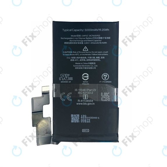 Google Pixel 7 Pro - Batterie GMF5Z 5000mAh