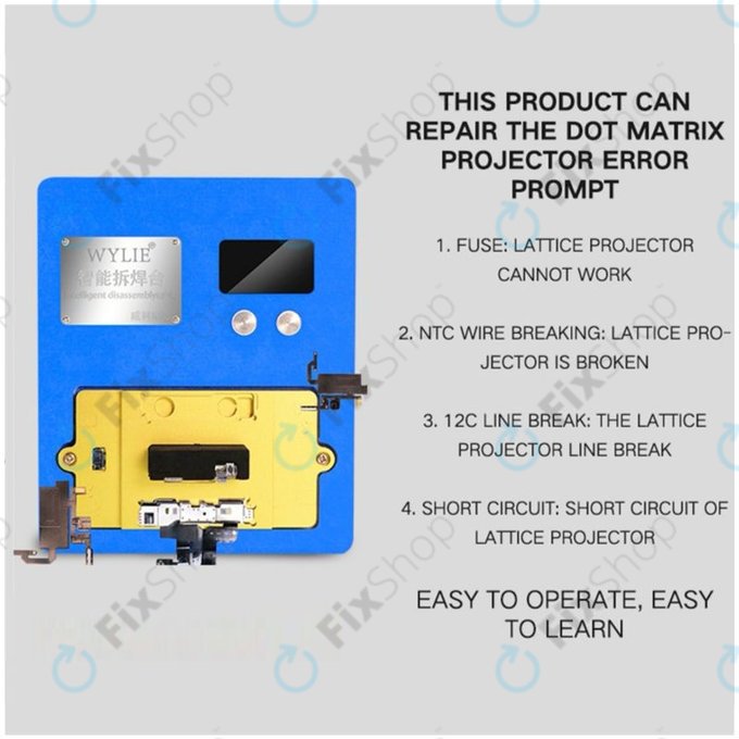 Wylie K85 - Plateforme de préchauffage pour la réparation de la carte mère iPhone X, XS, XS Max, 11, 11 Pro, 11 Pro Max