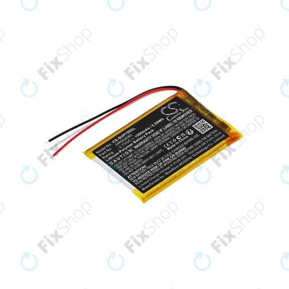 Batterie pour Navitel Ms700, Serioux Upq700, 1500mAh, Li-Pol, 3.7V, HR504080, HQ