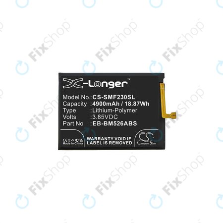 Samsung Galaxy M23 5G M236B, M33 5G M336B, M53 5G M536B - Batterie EB-BM526ABS 4900mAh HQ