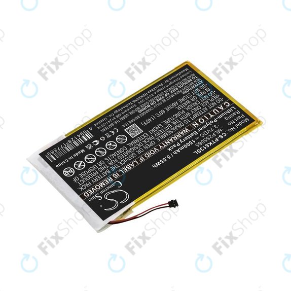 Batterie pour Pocketbook 611, Pocketbook 625, 1500mAh, Li-Pol, 3.7V, MLP255085, HQ