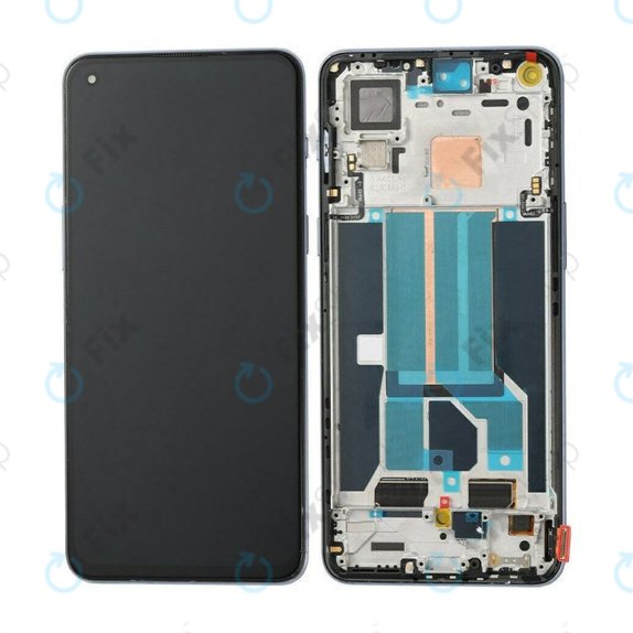 OnePlus Nord 2 5G - Écran LCD + Écran tactile + Cadre (Gris Sierra) OLED