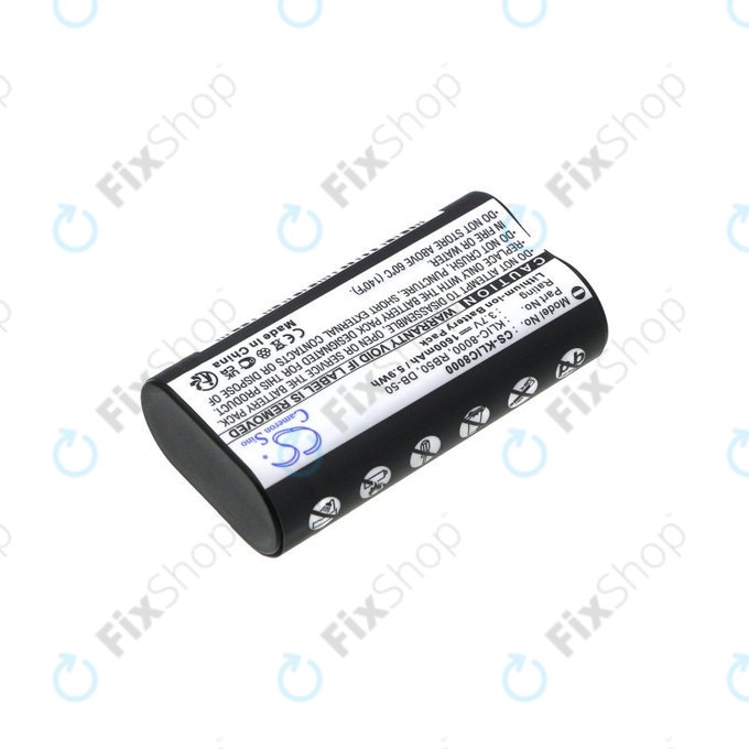 Batterie pour Jay-Tech Jay-Cam I4800, Kodak Easyshare Z1012, 1600mAh, Li-Ion, 3.7V, KLIC-8000, HQ