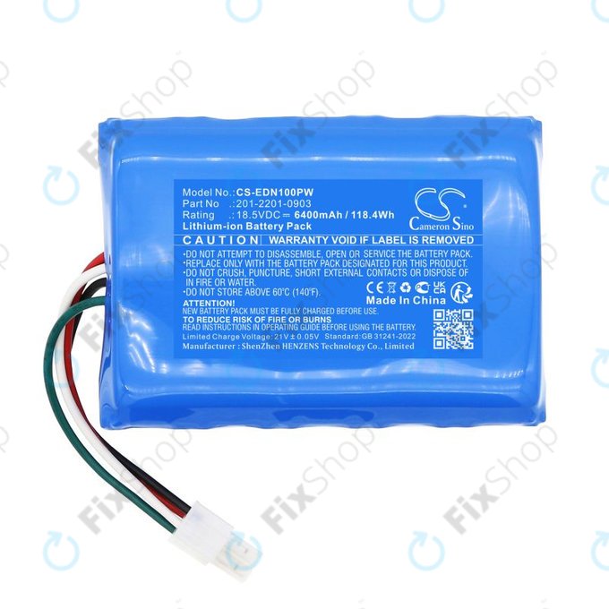 Batterie pour Ecovacs BAIZE, G1-800, GX-600, GOAT G1, 6400mAh, Li-Ion, 18.5V, 201-2201-0903, HQ