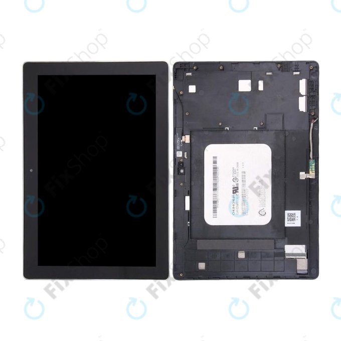 Asus ZenPad 10 Z300C, Z300CT, Z300CX, ZD300C - Ecran LCD + Vitre Tactile + Cadre (Noir) - 90NP0222-R20010 Genuine Service Pack
