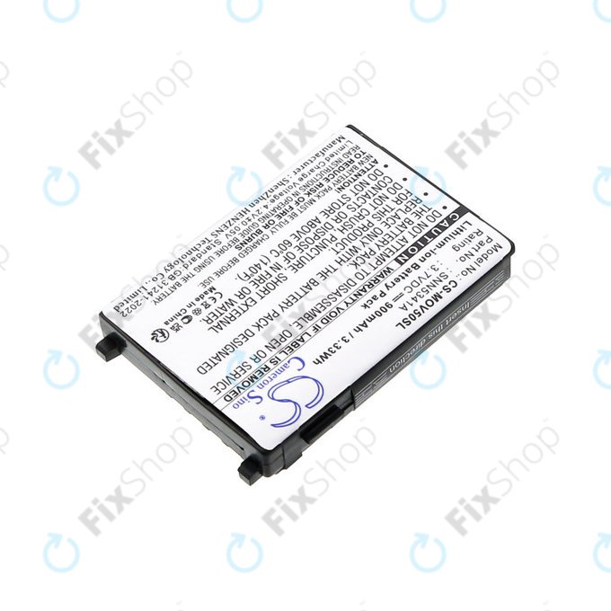 Batterie pour Motorola V3688, V2188, L2000, V998+, 900mAh, Li-Ion, 3.7V, SNN5341A, HQ