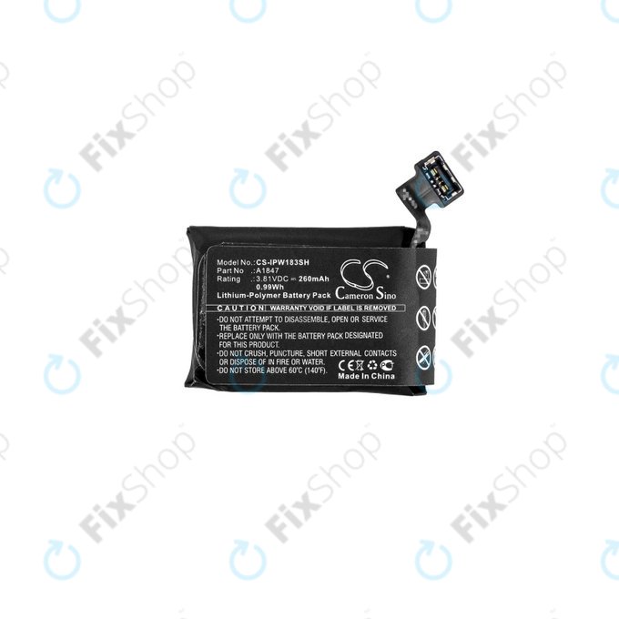 Apple Watch 3 38mm - Batterie (Version GPS) 260mAh HQ