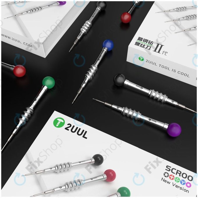 2UUL Scroo - Jeu de tournevis Lollipop 5 en 1 (nouvelle version)