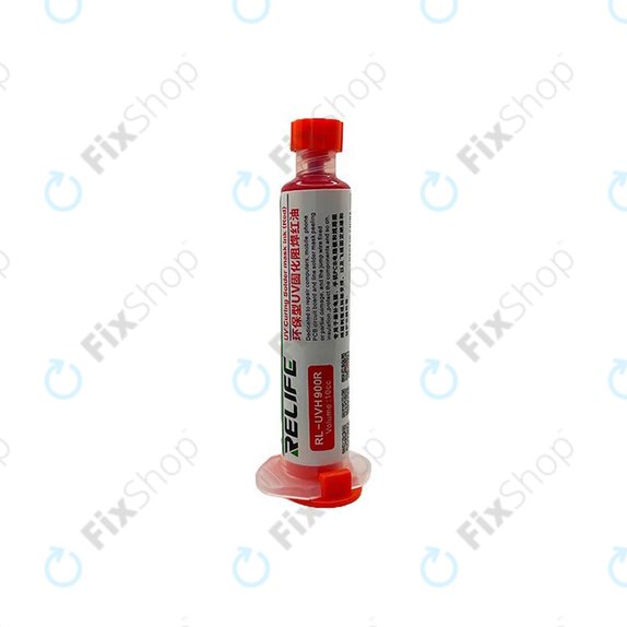 Relife RL-UVH900R - Masque de soudure durcissable par UV - 10ml (Rouge)