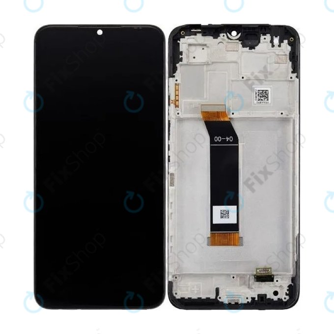 Xiaomi Poco M4 5G 22041219PG - Écran LCD + Écran Tactile + Cadre (Power Noir) - 560005L19P00 Genuine Service Pack