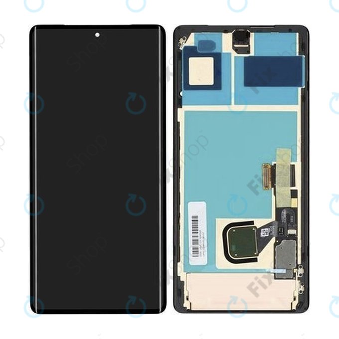 Google Pixel 7 Pro GP4BC GE2AE - Écran LCD + Ecran Tactile + Cadre - G949-00290-01 Genuine Service Pack