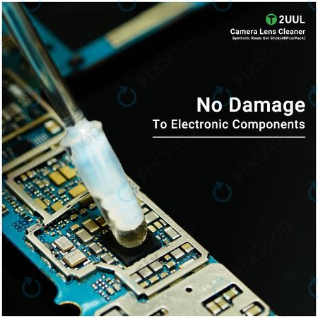 Bâtonnets de gel de nettoyage pour lentille caméra, résine synthétique, 2UUL CL21, 48 pcs/pack