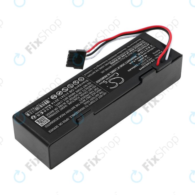 Batterie pour ETA Navaggio 2228, Cecotec Conga 3290, 3490, 3890, 3200mAh, Li-Ion, 14.4V, 49CE1533, HQ