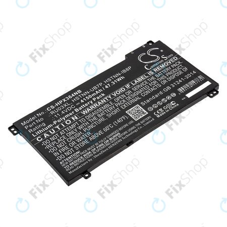 Batterie pour HP ProBook x360 440 G1, x360 11 G3, 4150mAh, Li-Pol, 11.4V, HSTNN-UB7P, HQ