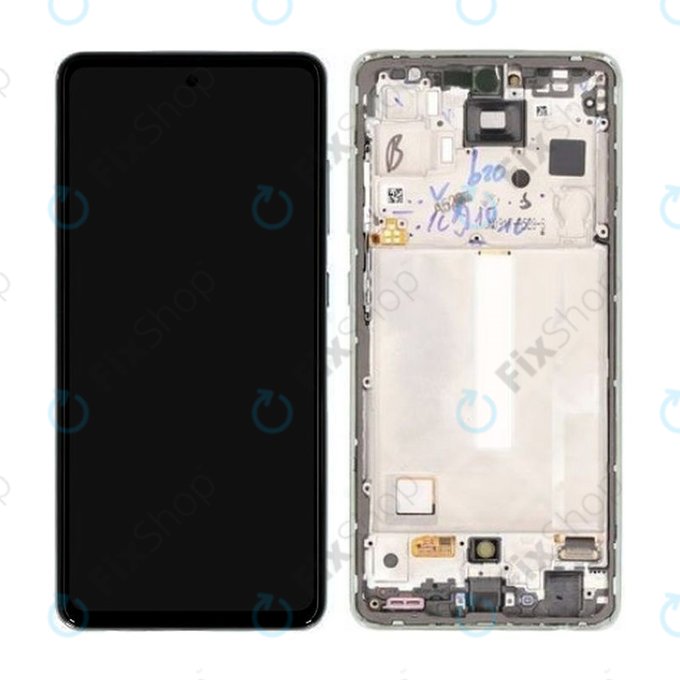 Samsung Galaxy A52s 5G A528B - Écran LCD + Écran tactile + Cadre (Awesome Mint) - GH82-26861E, GH82-26863E, GH82-26910E, GH82-26909E Genuine Service Pack