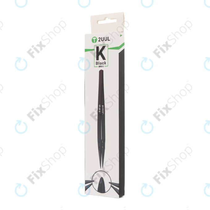 Pincette antistatique ESD avec pointe plate en céramique, 2UUL TW32