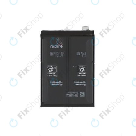 Realme GT 2 Pro 5G RMX3301 RMX3300, GT Neo 2 5G RMX3370 - Batterie BLP887 5000mAh - 4908703 Genuine Service Pack