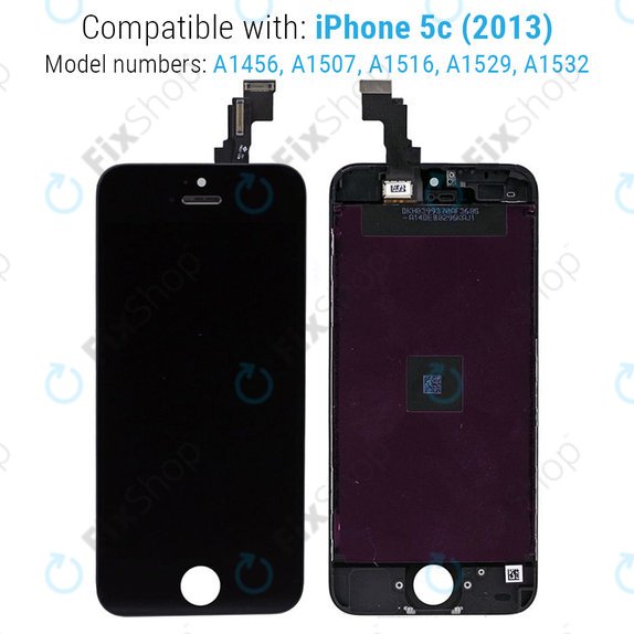 Apple iPhone 5C - Écran LCD + Écran tactile + Cadre (Noir)