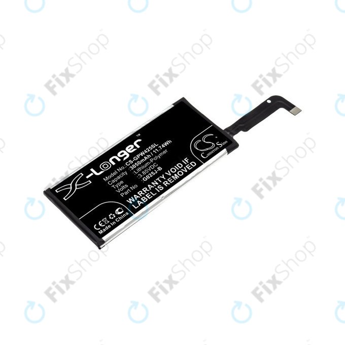 Batterie pour Google Pixel 4a 4G, 3050mAh, Li-Pol, 3.85 V, G025J-B, HQ