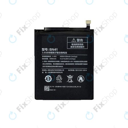 Xiaomi Redmi Note 4 MTK - Batterie BN41 4100mAh