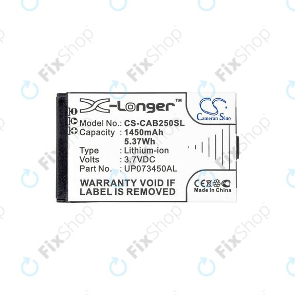 Caterpillar CAT B25 - Batterie UP073450AL 1450mAh HQ