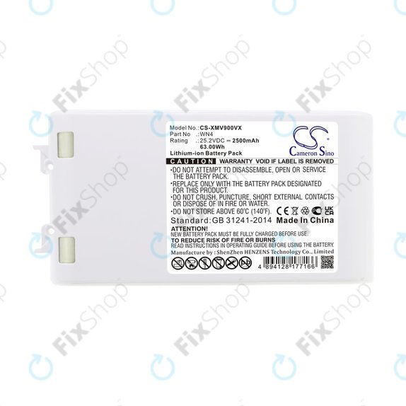 Batterie pour Xiaomi Dreame V10, V9, V8, XR, 2500mAh, Li-Ion, 25.2V, WN4, HQ