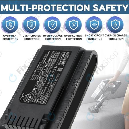 Samsung Jet 75, 75 Multi, 75 Premium, VS70, 90, VS9000 - Batterie VCA-SBT90, VCA-SBT90E, DJ96-00221A Li-Ion 21.6V 2000mAh HQ