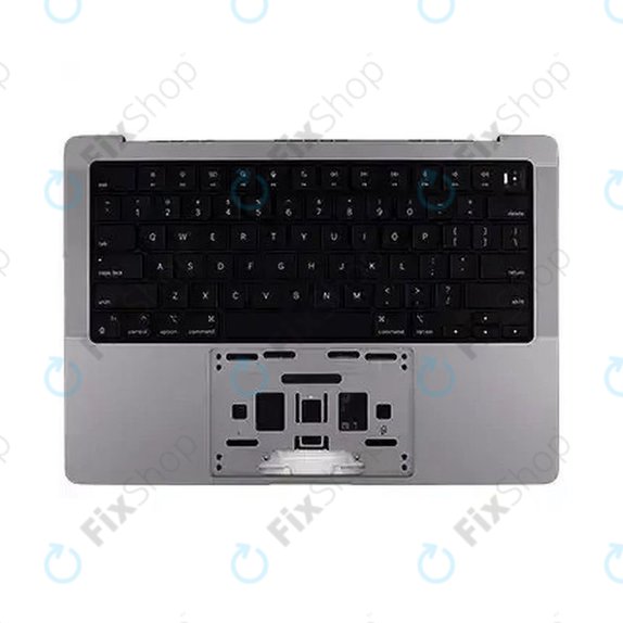 Cadre supérieur clavier pour MacBook Pro 14", A2918 (2023), avec clavier US et batterie, Space Black, 661-37958, Genuine Apple