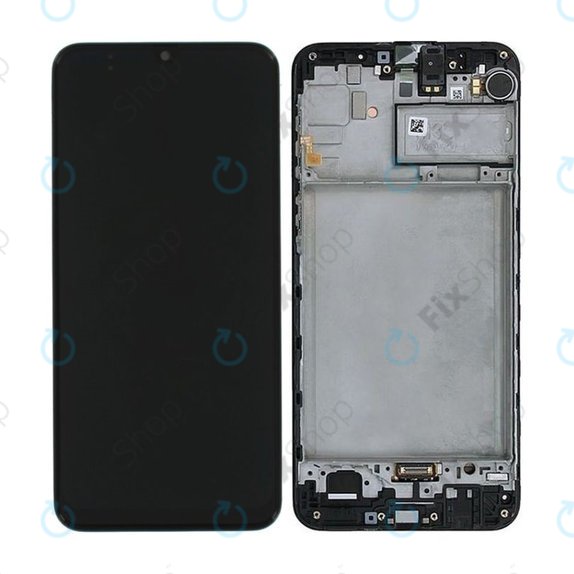 Samsung Galaxy M21 M215F - Écran LCD + Ecran Tactile + Cadre (Noir) - GH82-22509A, GH82-22836A, GH82-21266A, GH82-21265A Genuine Service Pack