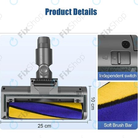 Dyson V12 - Tete de sol avec lumiere verte LED