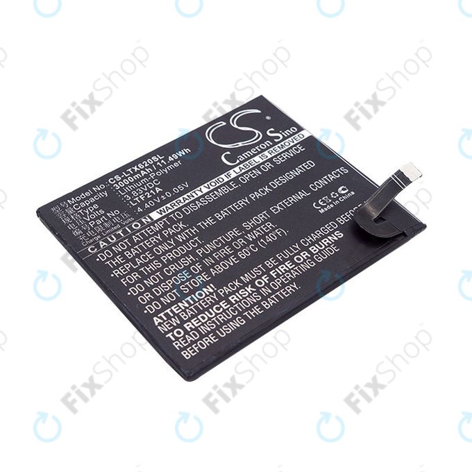 Batterie pour LeEco Le 2, LeTV X-series, 3000mAh, Li-Pol, 3.83V, LTF21A, HQ