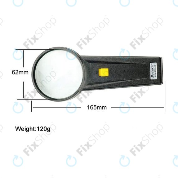 Pro'sKit 8PK-MA006 - Loupe éclairée professionnelle (4X)