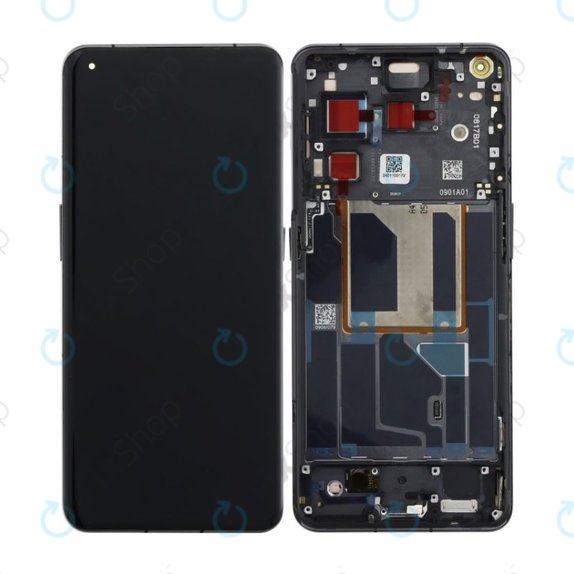 OnePlus 11 PHB110 - Écran LCD + Ecran Tactile + Cadre (Titan Black) OLED