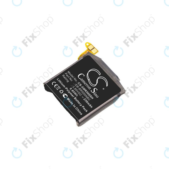 Batterie pour Samsung Galaxy Watch Active R500, 230mAh, Li-Pol, 3.85 V, EB-BR500ABU, HQ
