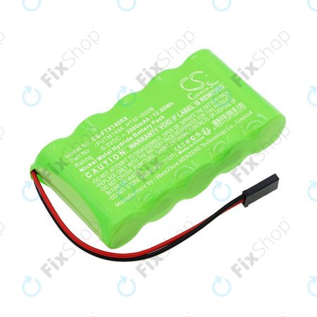Batterie pour Futaba 14SG, 4PKS, 2000mAh, Ni-MH, 6V, FUTM1484, HQ