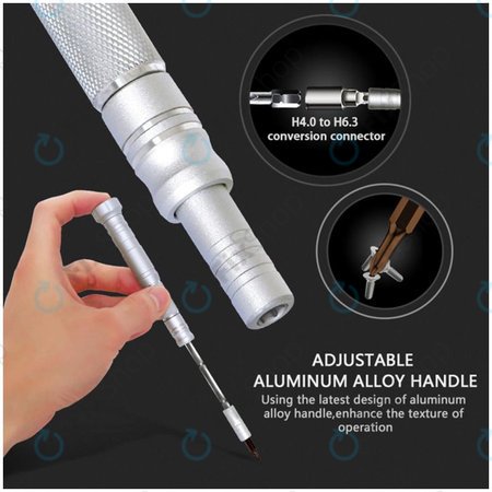 Jakemy JM-8166 - Boîte à outils de tournevis multifonctions 61 en 1