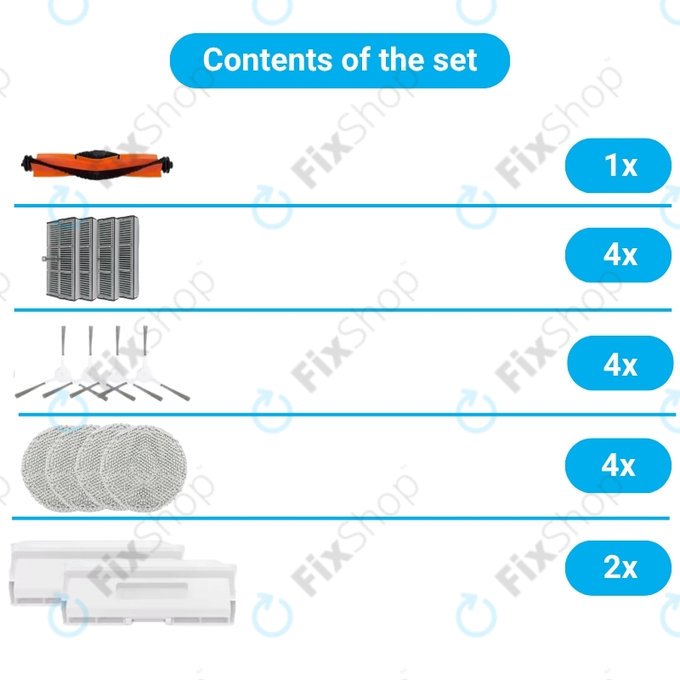 Xiaomi Robot Vacuum H40 - Ensemble complet