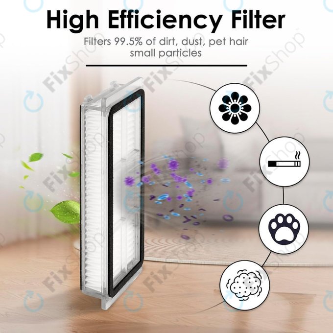 Filtre HEPA, 2 pièces pour Xiaomi Dreame L20 Ultra, X20 Pro, X20 Pro Plus